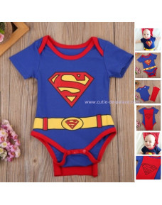 2pcs Superman Romper Set 